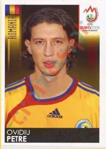 321 Ovidiu Petre – UEFA Euro Austria-Switzerland 2008 Panini