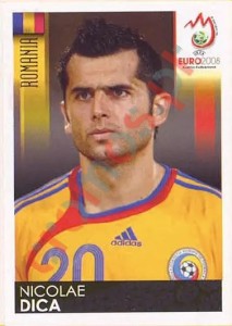 326 Nicolae Dica – UEFA Euro Austria-Switzerland 2008 Panini