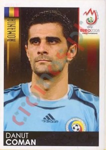 331 Danut Coman – UEFA Euro Austria-Switzerland 2008 Panini