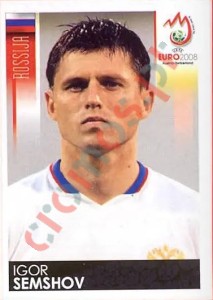 449 Igor Semshov – UEFA Euro Austria-Switzerland 2008 Panini