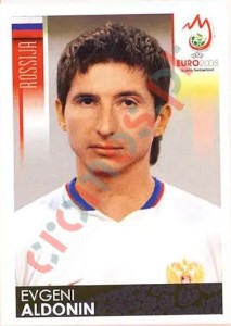 451 Evgeni Aldonin – UEFA Euro Austria-Switzerland 2008 Panini