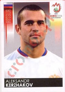 458 Aleksandr Kerzhakov – UEFA Euro Austria-Switzerland 2008 Panini