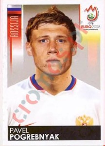 459 Pavel Pogrebnyak – UEFA Euro Austria-Switzerland 2008 Panini