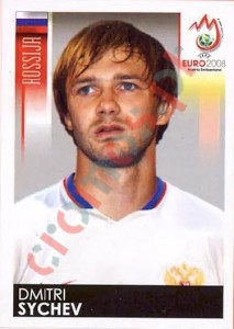 460 Dmitri Sychev – UEFA Euro Austria-Switzerland 2008 Panini