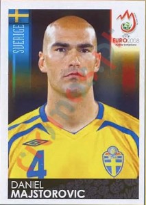 394 Daniel Majstorovic – UEFA Euro Austria-Switzerland 2008 Panini