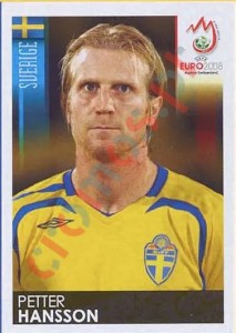 395 Petter Hansson – UEFA Euro Austria-Switzerland 2008 Panini