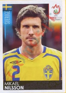 396 Mikael Nilsson – UEFA Euro Austria-Switzerland 2008 Panini