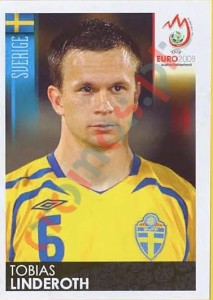 399 Tobias Linderoth – UEFA Euro Austria-Switzerland 2008 Panini