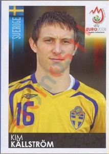 402 Kim Källström – UEFA Euro Austria-Switzerland 2008 Panini