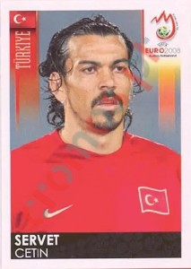 131 Servet Cetin – UEFA Euro Austria-Switzerland 2008 Panini