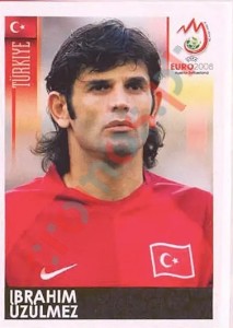 136 Ibrahim Üzülmez – UEFA Euro Austria-Switzerland 2008 Panini