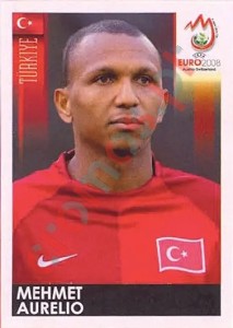 138 Mehmet Aurelio – UEFA Euro Austria-Switzerland 2008 Panini
