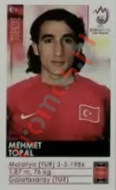 142x Mehmet Topal – UEFA Euro Austria-Switzerland 2008 Panini