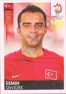 145 Semih Sentürk – UEFA Euro Austria-Switzerland 2008 Panini