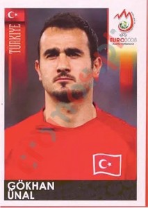 147 Gökhan Ünal – UEFA Euro Austria-Switzerland 2008 Panini