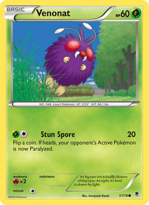 1 Venonat – Phantom Forces
