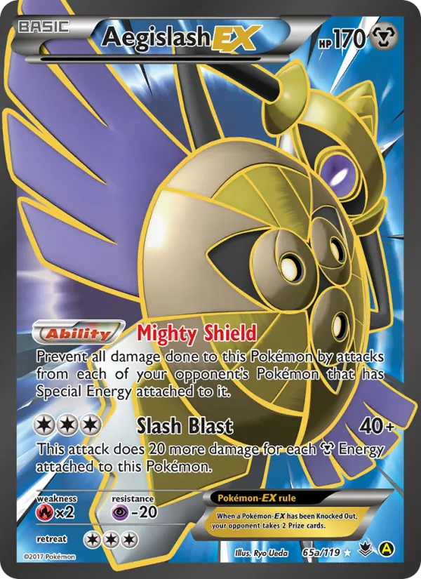 65 Aegislash EX – Phantom Forces