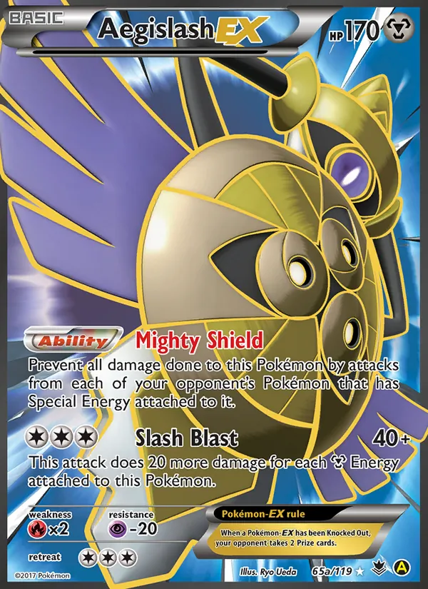 65a Aegislash EX – Phantom Forces