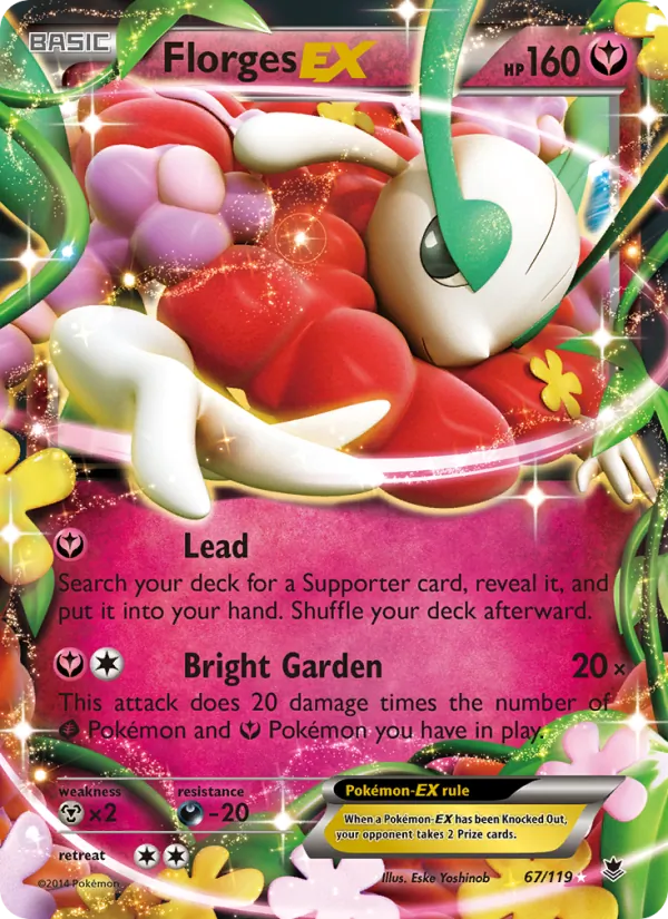 67 Florges EX – Phantom Forces