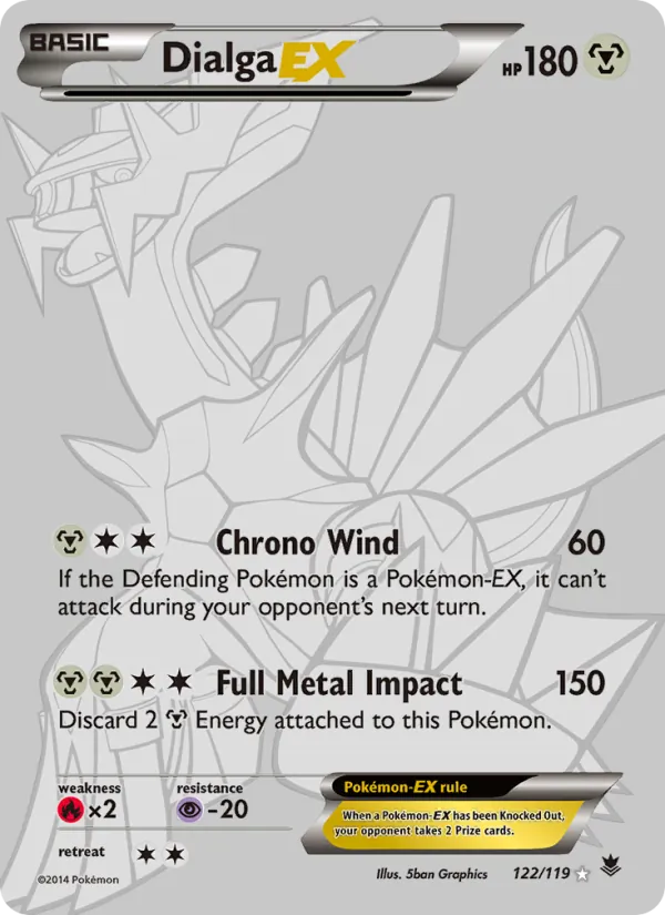 122 Dialga EX – Phantom Forces