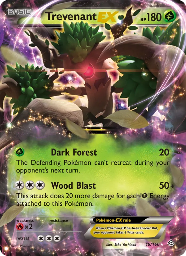 19 Trevenant EX – Primal Clash