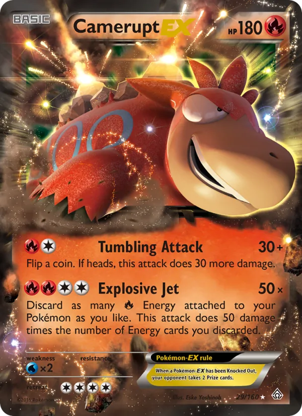 29 Camerupt EX – Primal Clash