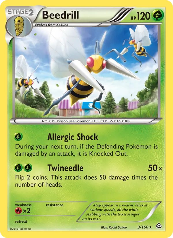 3 Beedrill – Primal Clash