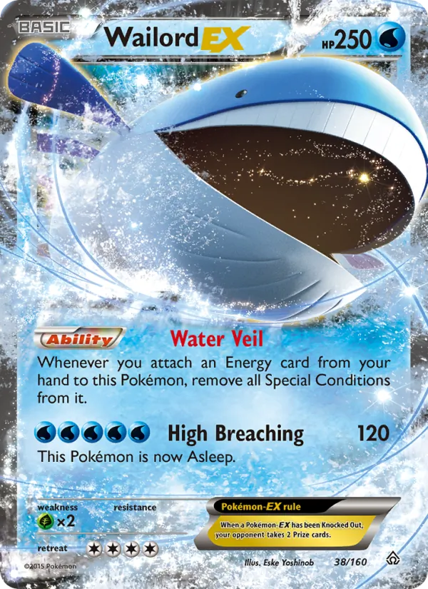 38 Wailord EX – Primal Clash