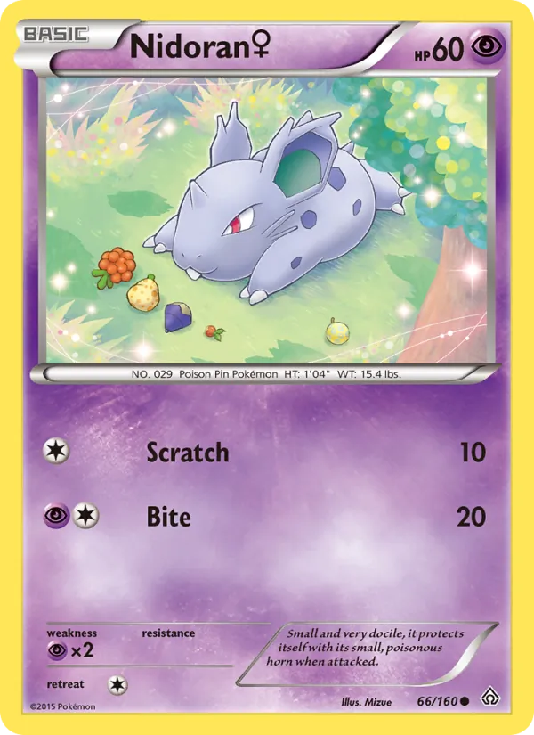 66 Nidoran♀ – Primal Clash
