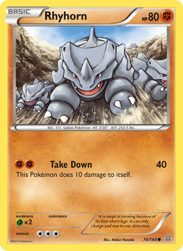 74 Rhyhorn – Primal Clash