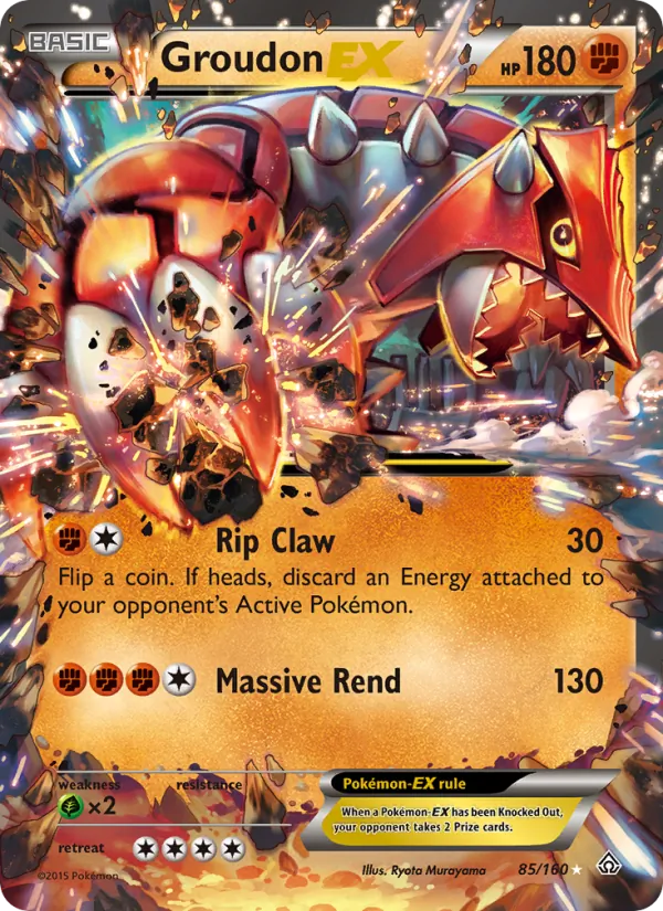 85 Groudon EX – Primal Clash