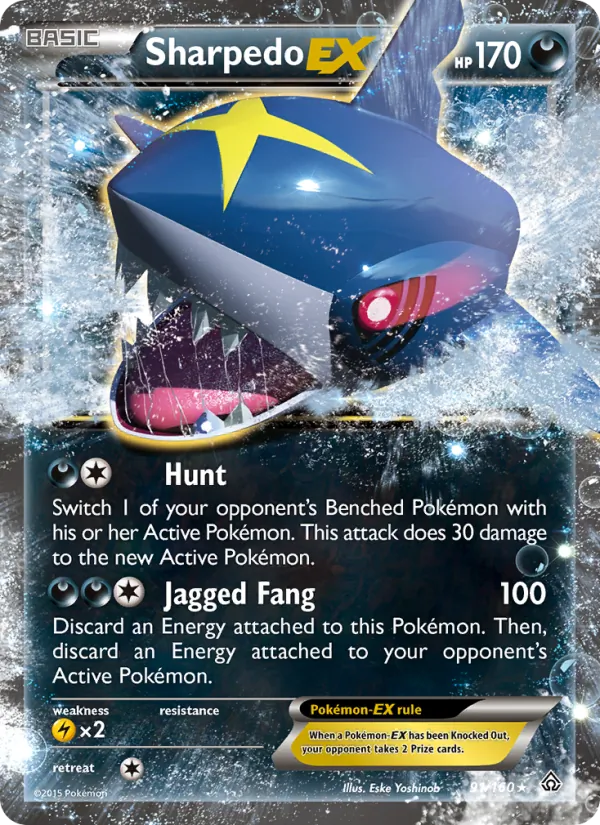 91 Sharpedo EX – Primal Clash