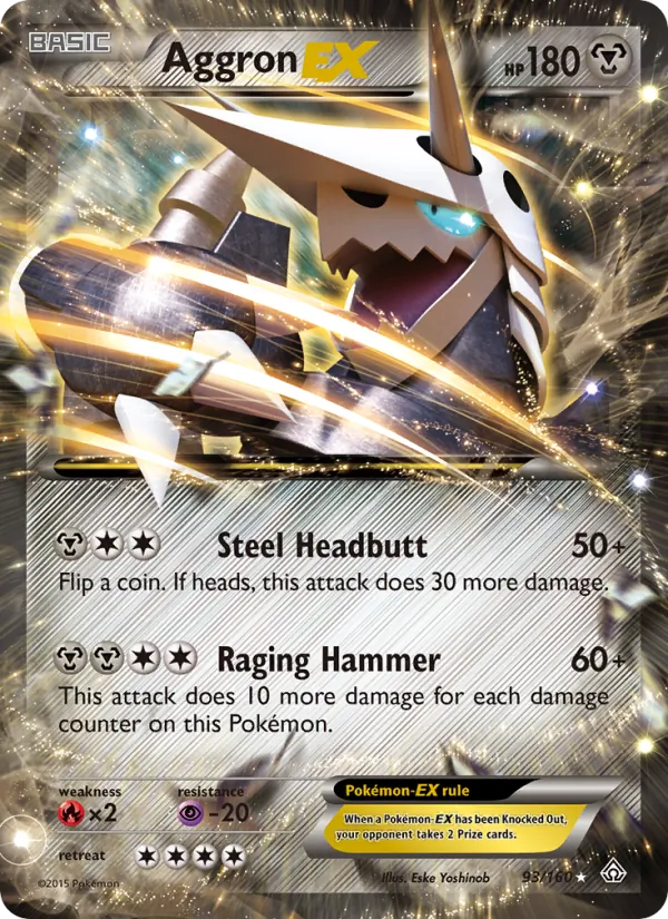 93 Aggron EX – Primal Clash
