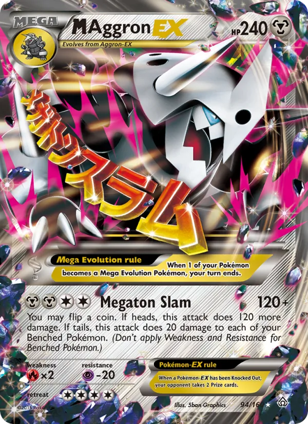 94 M Aggron EX – Primal Clash