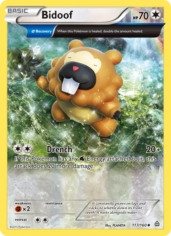 117-RH Bidoof – Primal Clash