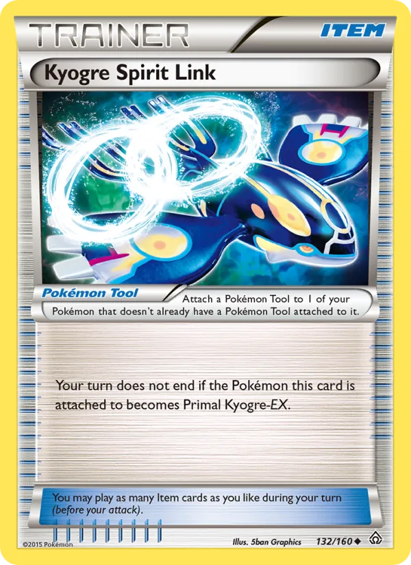 132-RH Kyogre Spirit Link – Primal Clash