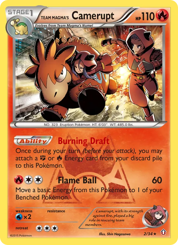 2 Team Magma's Camerupt – Double Crisis