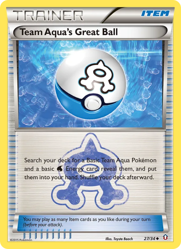 27 Team Aqua's Great Ball – Double Crisis