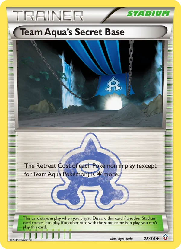 28 Team Aqua's Secret Base – Double Crisis