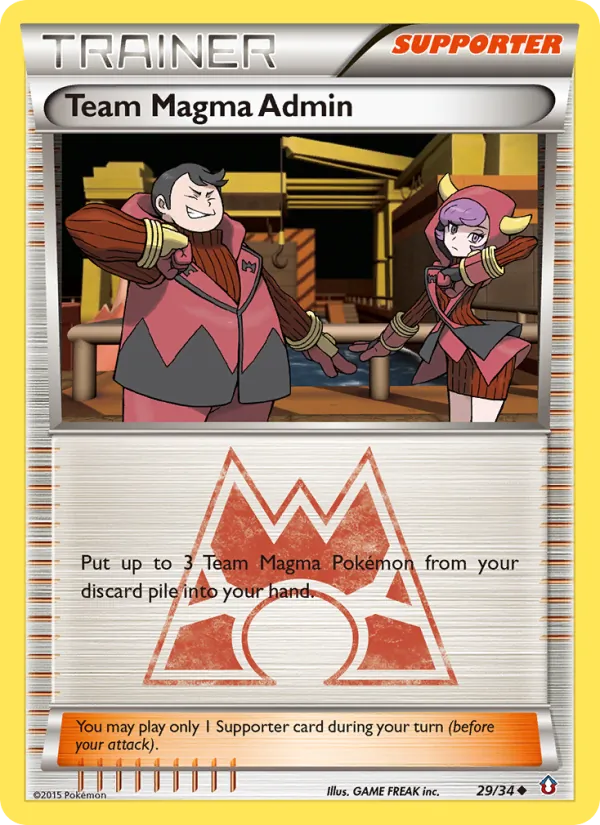 29 Team Magma Admin – Double Crisis
