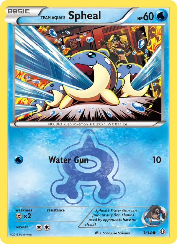 3 Team Aqua's Spheal – Double Crisis