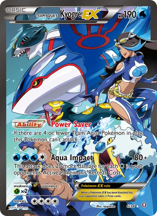 6 Team Aqua's Kyogre EX – Double Crisis