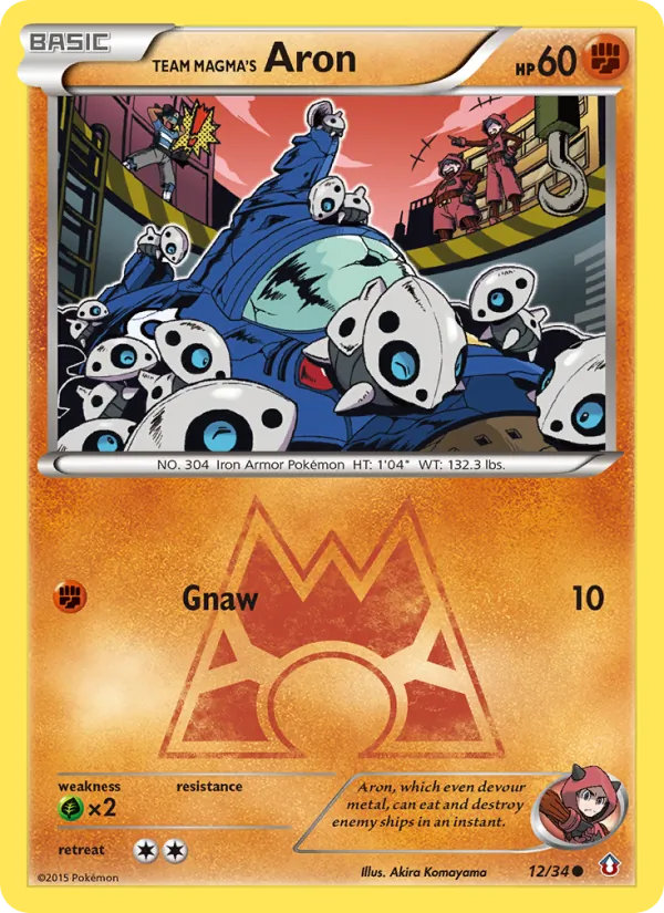12-RH Team Magma's Aron – Double Crisis