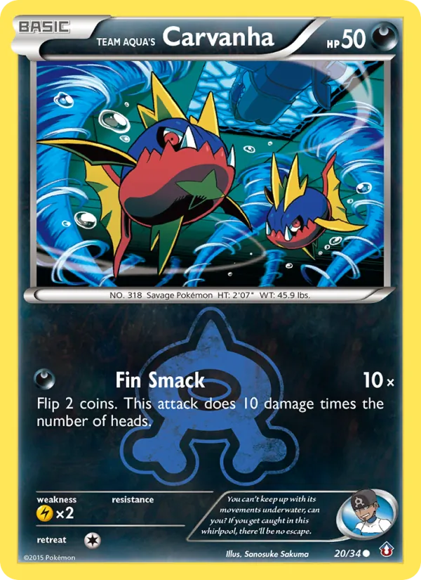 20-RH Team Aqua's Carvanha – Double Crisis
