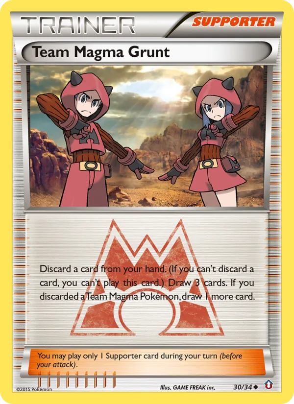 30-RH Team Magma Grunt – Double Crisis