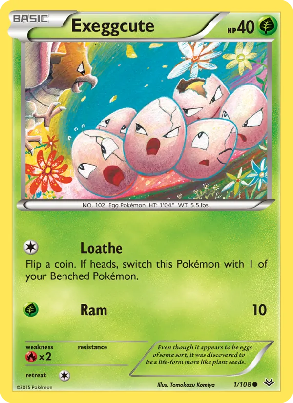 1 Exeggcute – Roaring Skies
