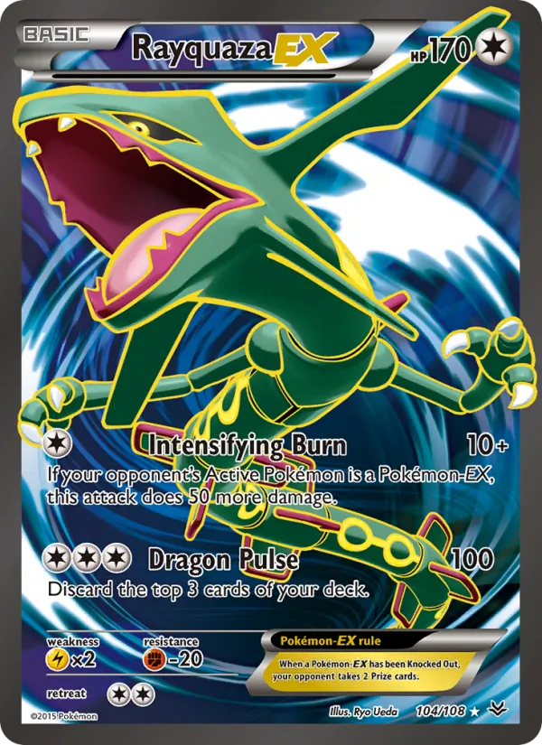 104 Rayquaza EX – Roaring Skies