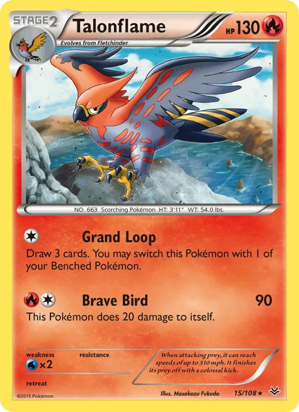 15 Talonflame – Roaring Skies