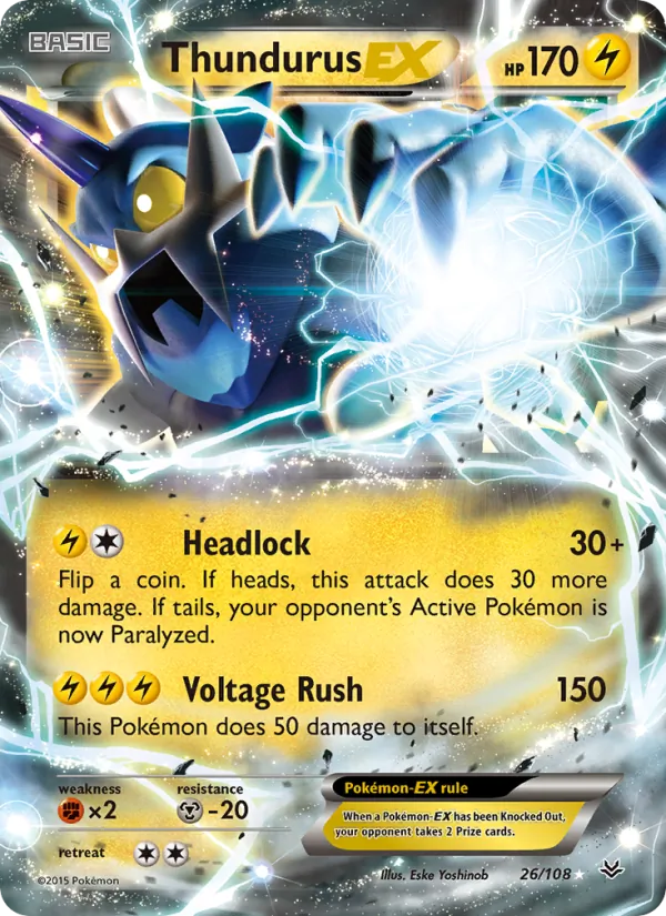 26 Thundurus EX – Roaring Skies