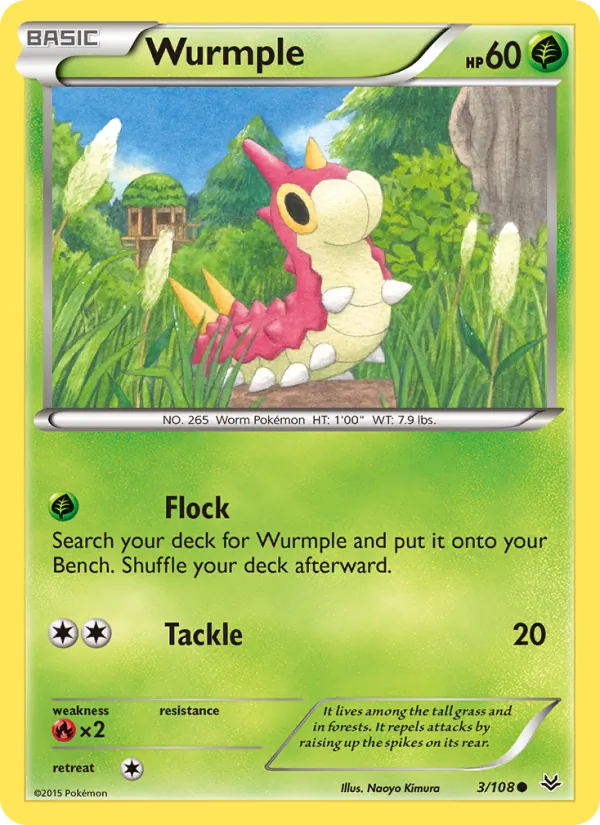 3 Wurmple – Roaring Skies